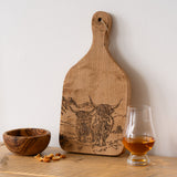 Highland Cow Selbrae House Scenic Beech Hanging Paddle - Small