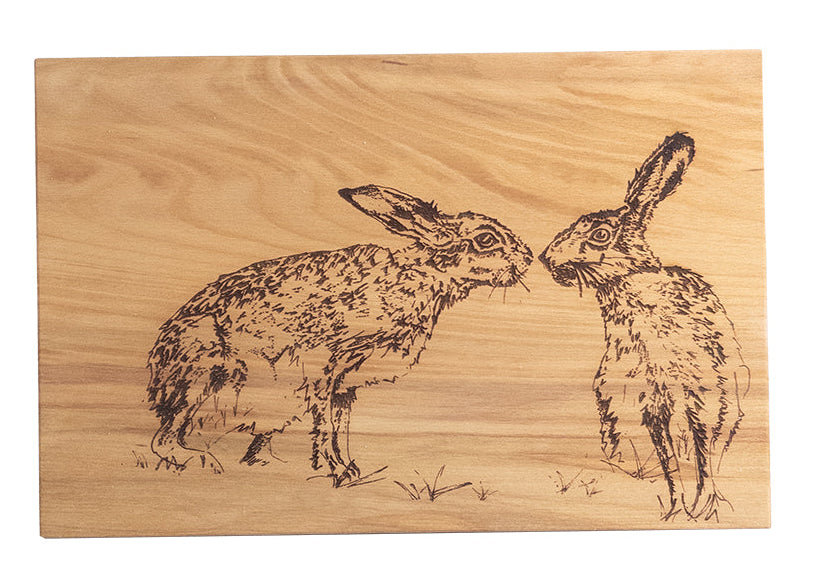 Selbrae House Kissing Hare Beech Serving Cheese Board