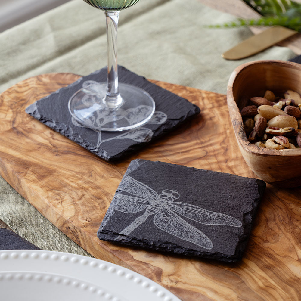 Selbrae House Dragonfly Single Slate Coaster
