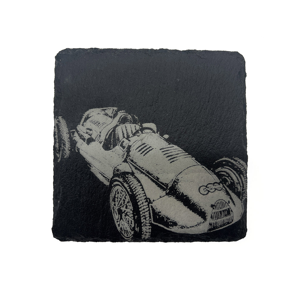 Selbrae House Vintage Racing Car Single Slate Coaster