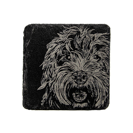 Selbrae House Cockapoo Single Slate Coaster
