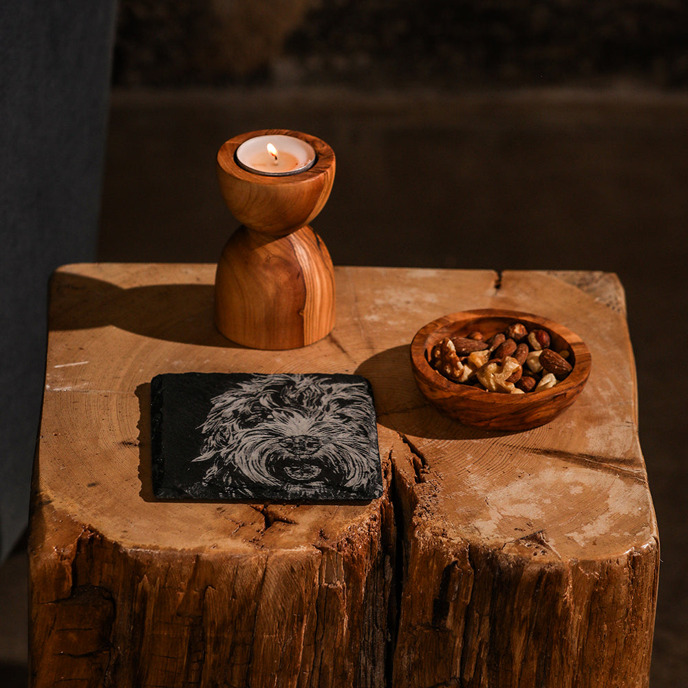 Selbrae House Cockapoo Single Slate Coaster
