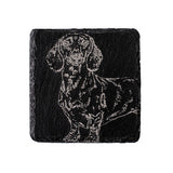 Selbrae House Dachshund Single Slate Coaster