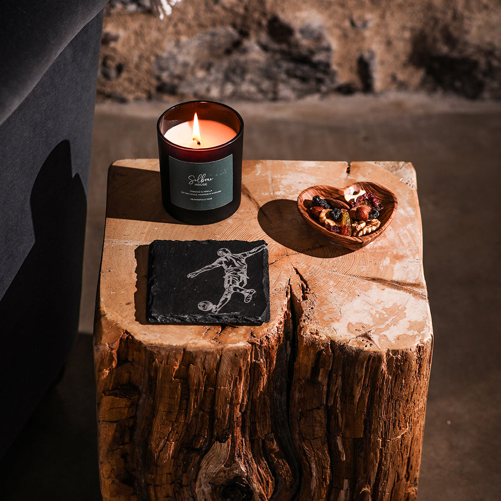 Selbrae House Football Single Slate Coaster
