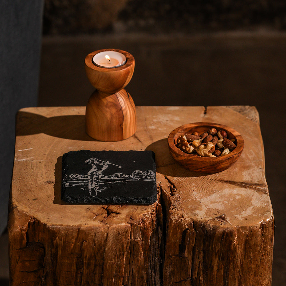 Selbrae House Golf Single Slate Coaster