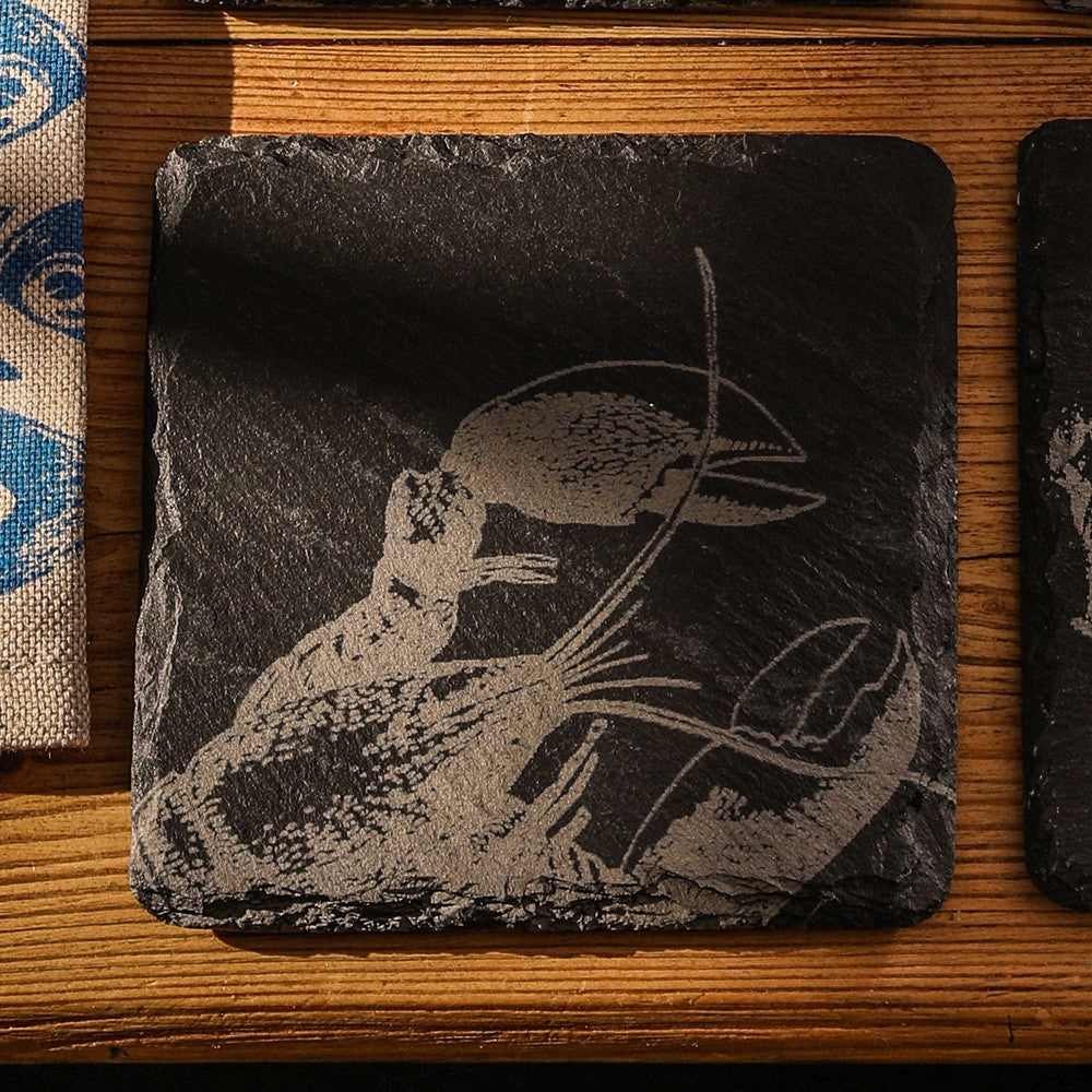 Selbrae House Lobster Single Slate Coaster