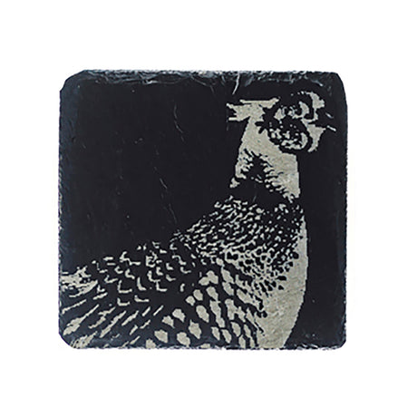 Selbrae House Pheasant Single Slate Coaster