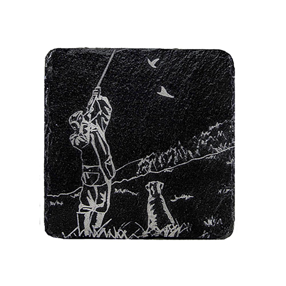 Selbrae House Shooting Single Slate Coaster
