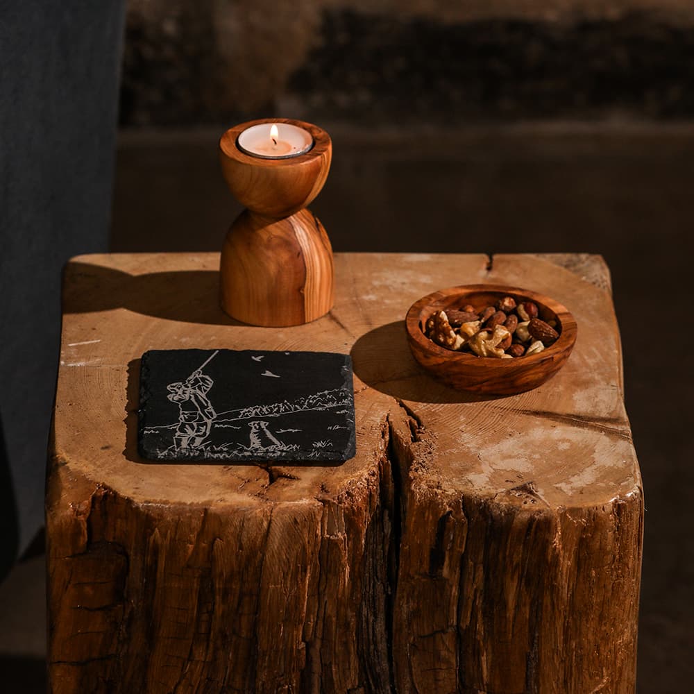 Selbrae House Shooting Single Slate Coaster