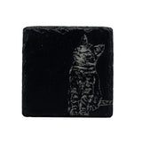 Selbrae House Tabby Cat Single Slate Coaster
