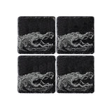Selbrae House Alligator Slate Coasters - Set of 4