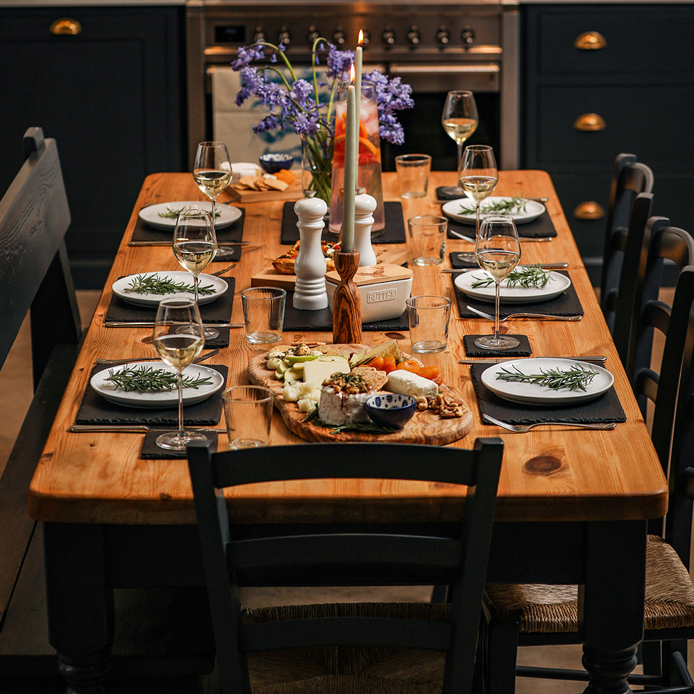 Selbrae House Square Slate Coasters - Set of 4
