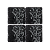 Selbrae House Elephant Slate Coasters - Set of 4