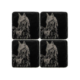 Selbrae House Horse Portrait Slate Coasters - Set of 4