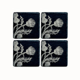 Selbrae House Thistle Trio Slate coasters - Set of 4