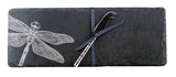Selbrae House Dragonfly Single Mini Slate Cheese Board & Knife Set