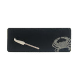 Selbrae House Crab Single Mini Slate Cheese Board & Knife Set