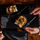 Highland Cow Mini Slate Cheese Board & Knife Set - Single