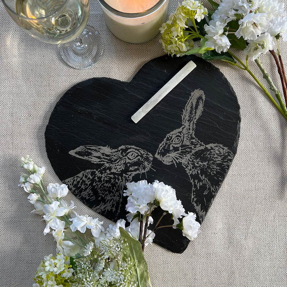 Selbrae House Kissing Hare Slate Cheese Board