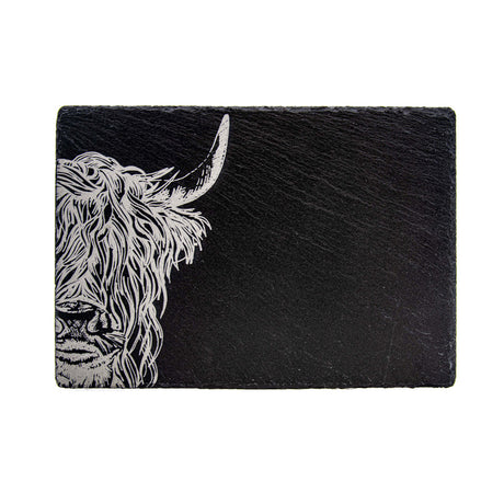 Highland Cow - Selbrae House Slate Cheese Board