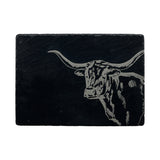 Selbrae House Texas Longhorn Slate Cheese Board
