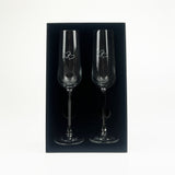 Selbrae House Heart Champagne Flutes - Set of 2