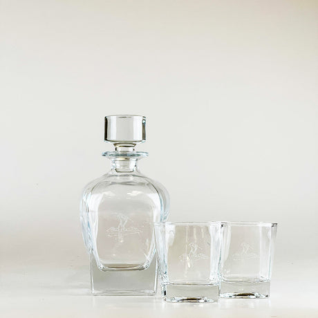 Selbrae House Golf Decanter & Glass Set