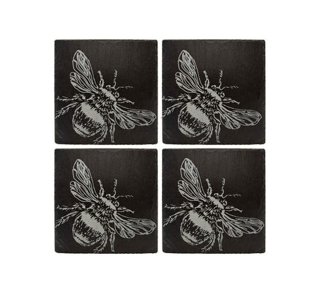 Bee Slate Placemat & Coaster Gift Set