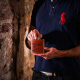 Selbrae House Fishing Leather Hip Flask