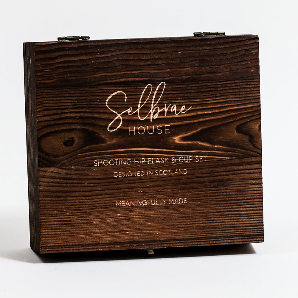 Selbrae House Shooting Hip Flask & Cup Set