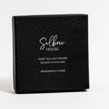 Selbrae House Heart Hand Hammered Tea Light Holder