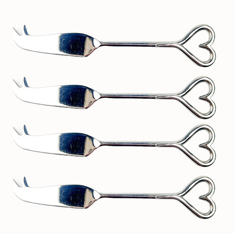 Selbrae House Love Heart Mini Cheese Knives - Set of 4