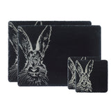 Selbrae House Hare Slate Coaster & Place Mat Set