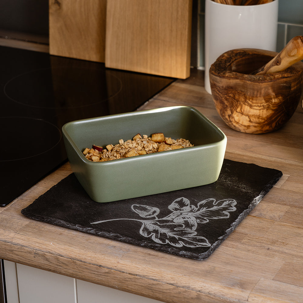 Selbrae House Autumn Acorns Slate Pot Stand