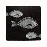 Selbrae House Fish Repeat Slate Pot Stand
