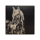 Selbrae House Horse Portrait Slate Pot Stand