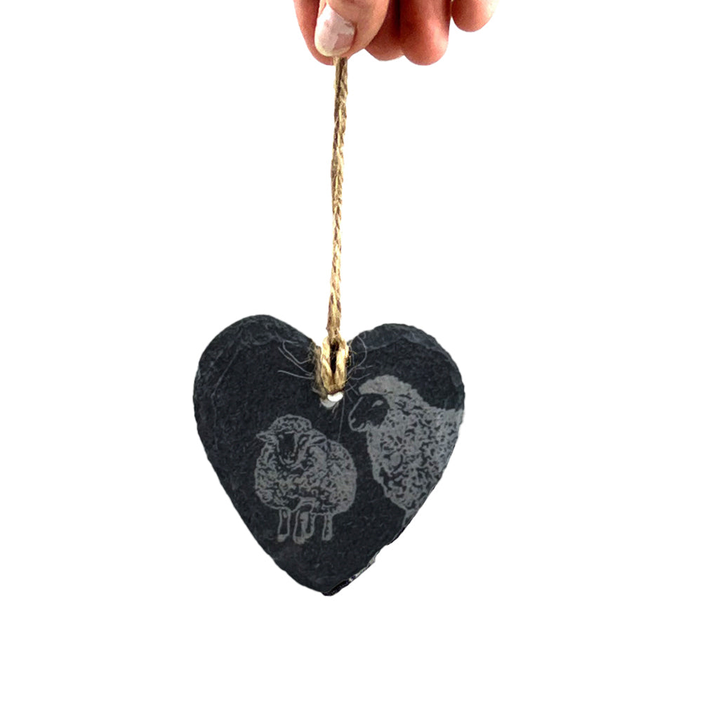 Selbrae House Sheep Slate Decoration