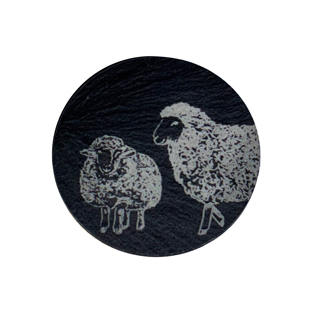 Selbrae House Sheep Slate Magnet