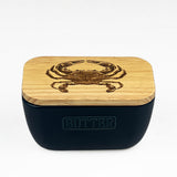 Selbrae House Crab Blue Butter Dish