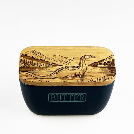 Selbrae House Nessie Blue Butter Dish