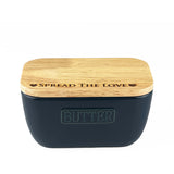 Selbrae House Spread The Love Blue Butter Dish