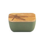 Selbrae House Dragonfly Sage Green Butter Dish