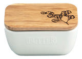 Selbrae House Flora White Butter Dish