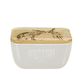 Selbrae House Kissing Hare White Butter Dish