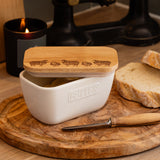 Selbrae House Sheep White Butter Dish