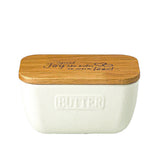 Selbrae House Spread Joy White Butter Dish