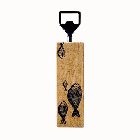 Fish Repeat Oak Bottle Opener - Selbrae House