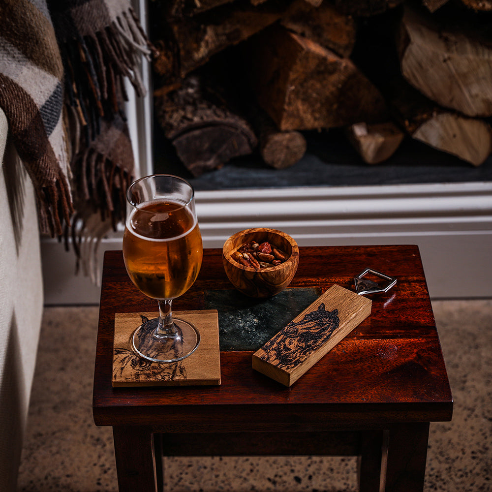Selbrae House Horse Portrait Oak Bottle Opener