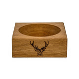 Stag Prince Oak Wine Bottle Coaster