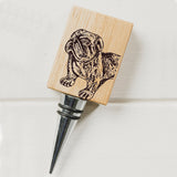 Selbrae House Bulldog Oak Bottle Stopper